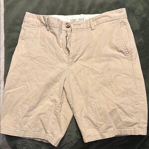 Old Navy Tan Flat Front Shorts Casual Style